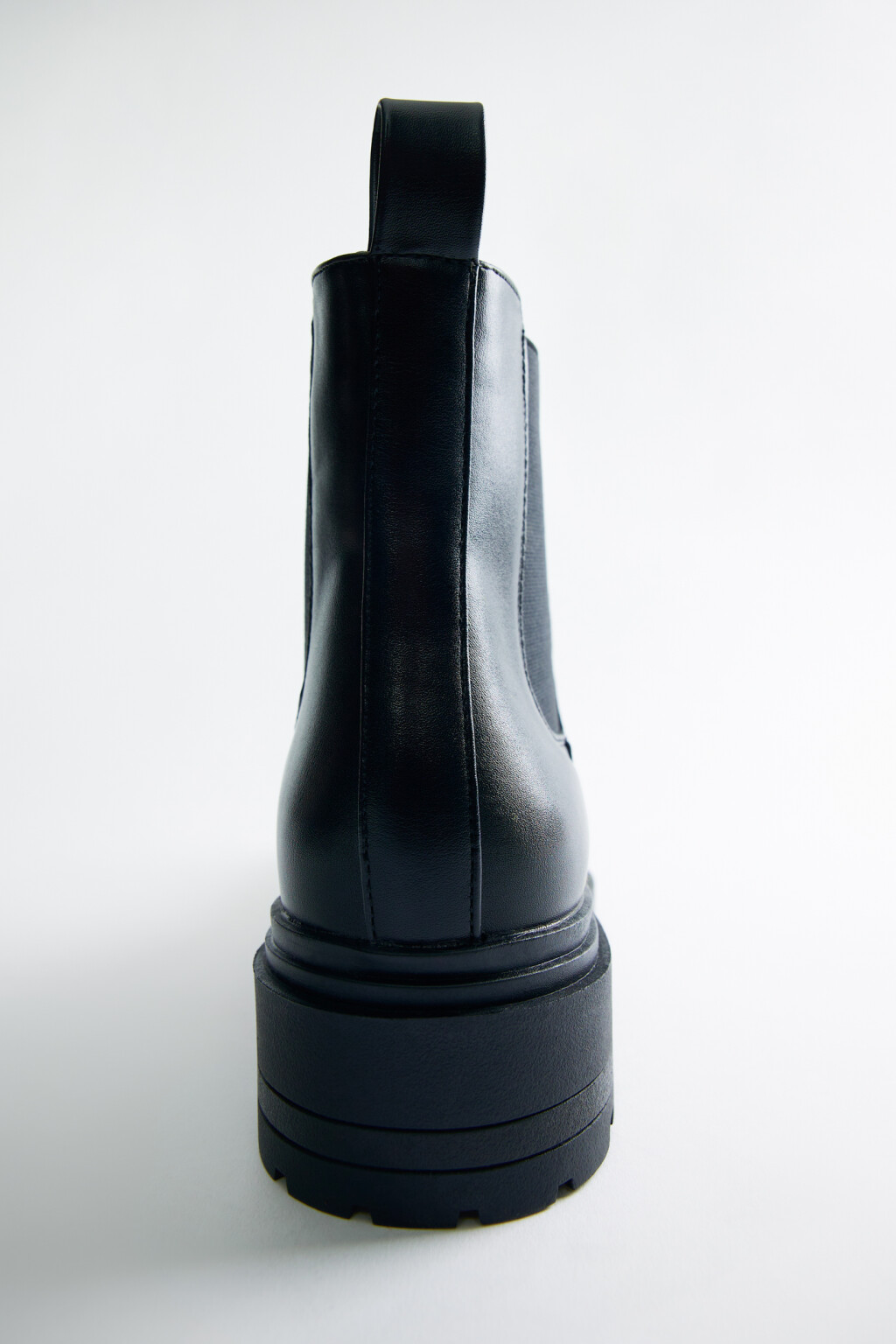 Ботинки челси на платформе демисезонные - цвет черный - 5
