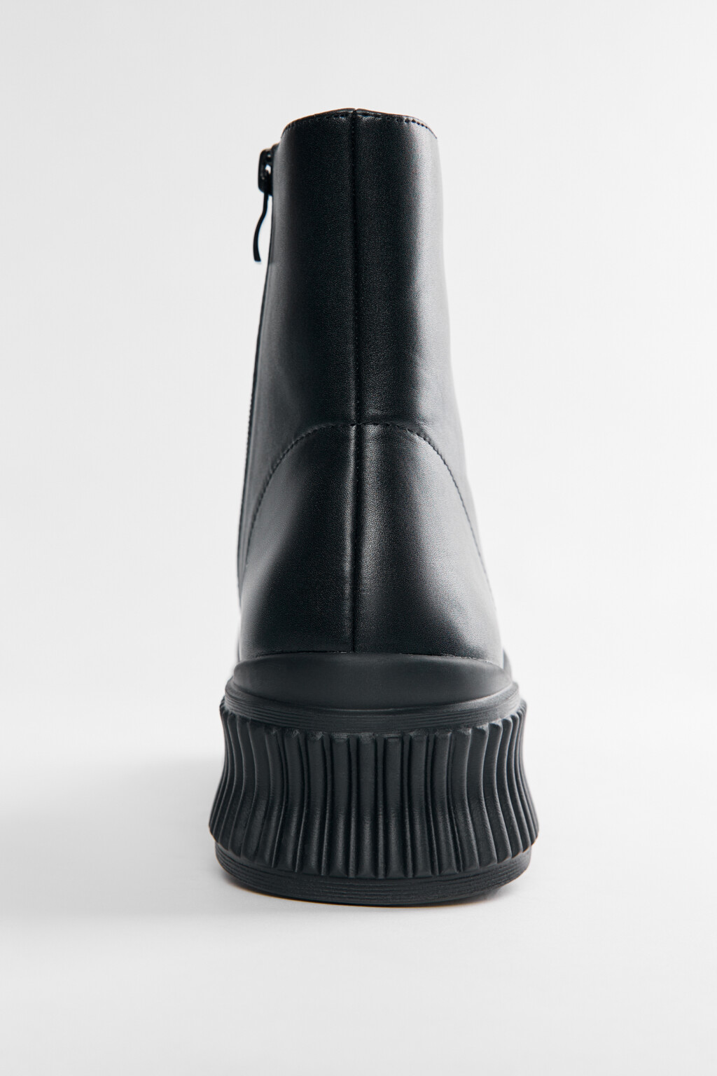 Кеды на высокой платформе - цвет черный - 4