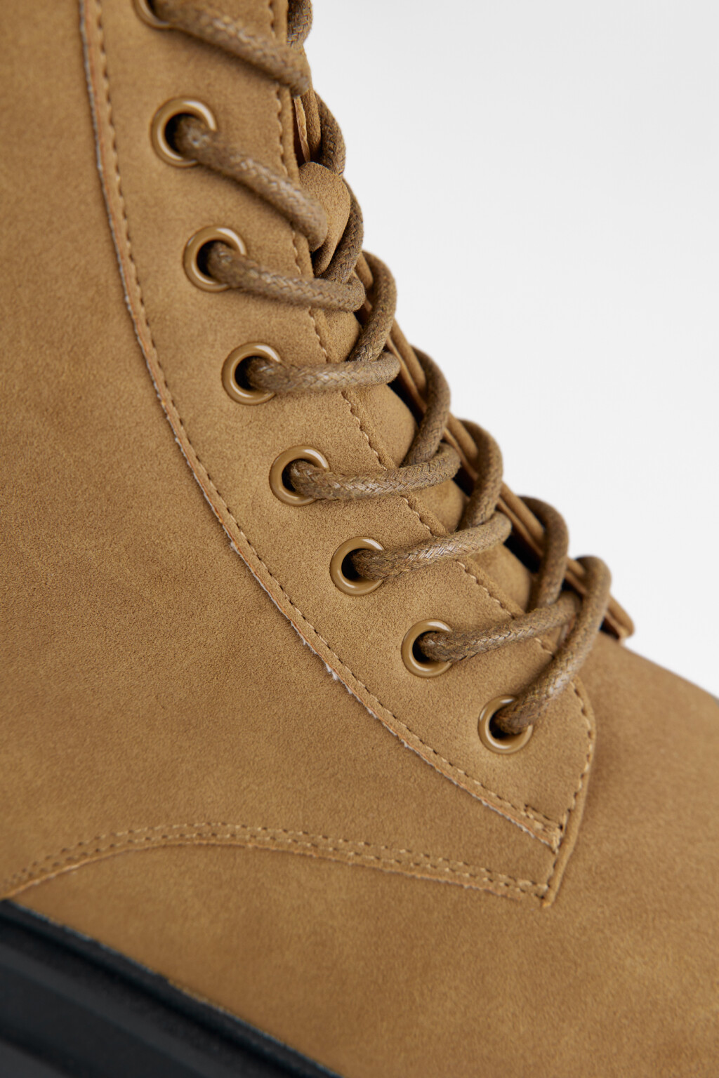 Ботинки-дерби из искусственной замши с утепленной подкладкой - цвет коричневый - 5