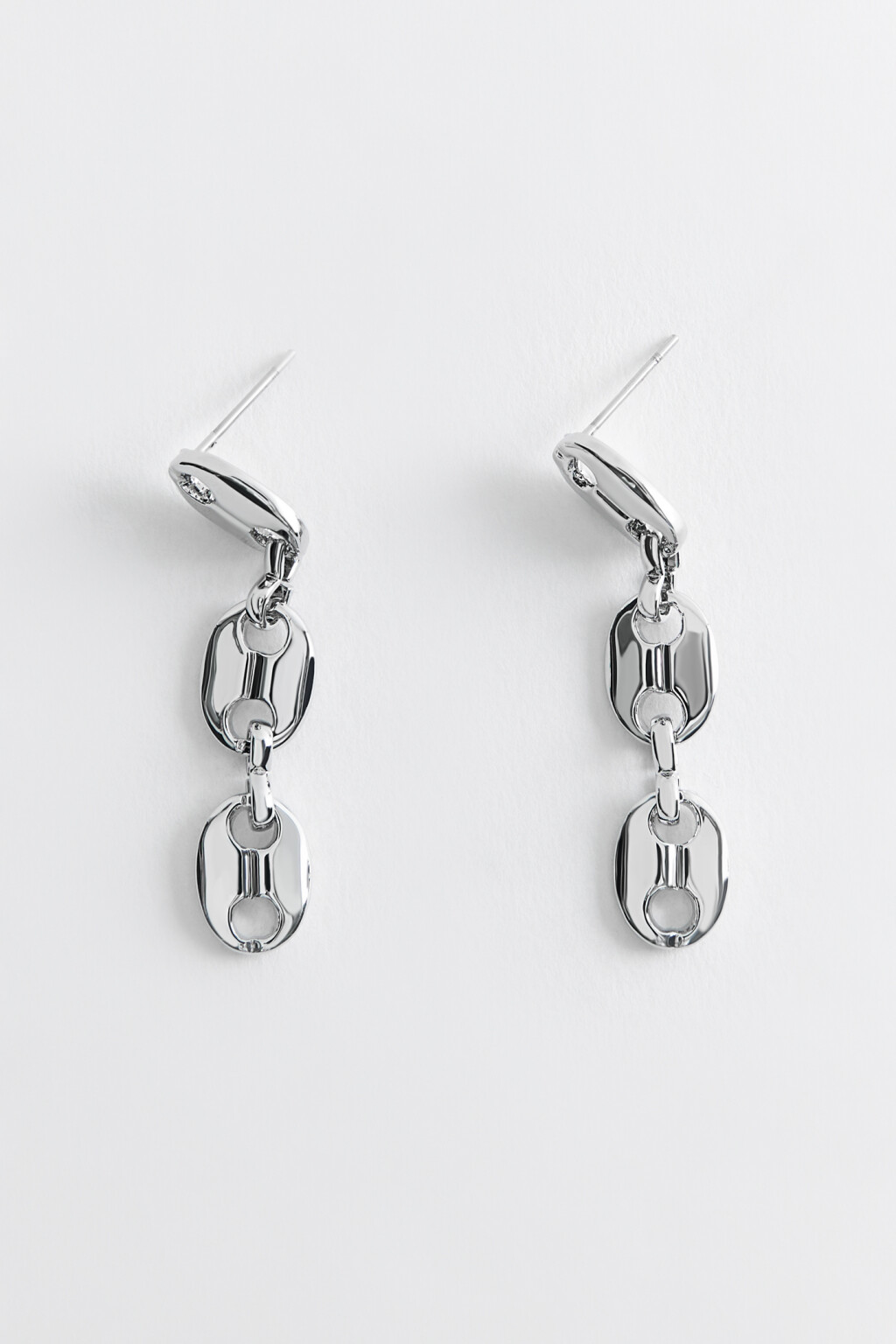 серьги женские - цвет серый - 1