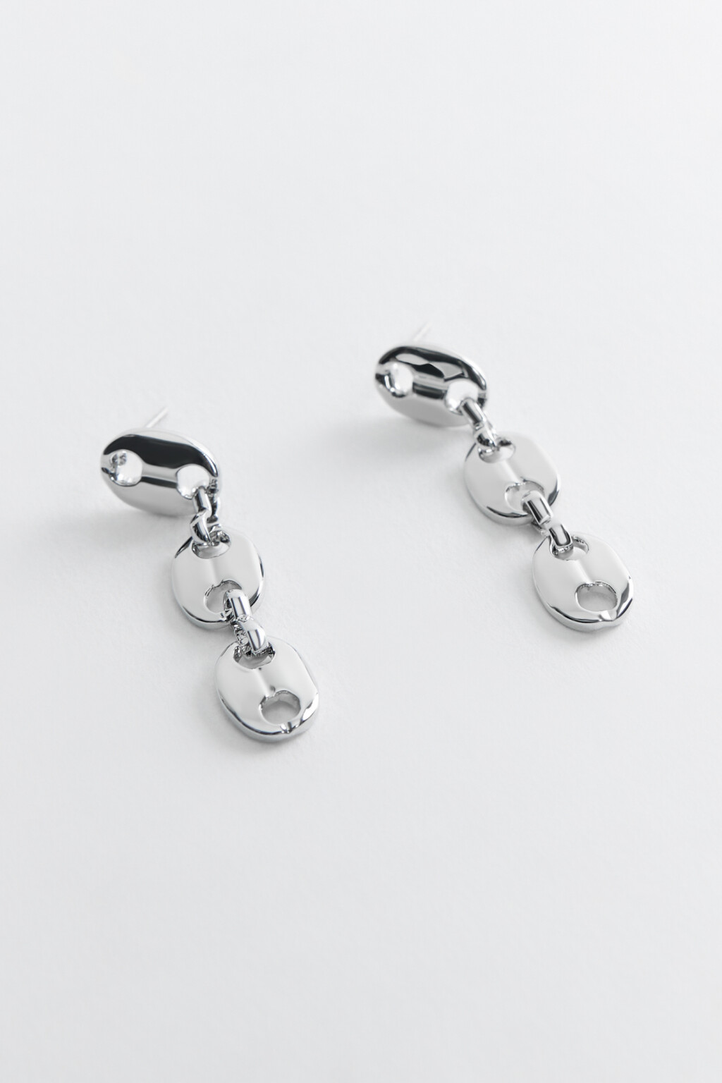 серьги женские - цвет серый - 2