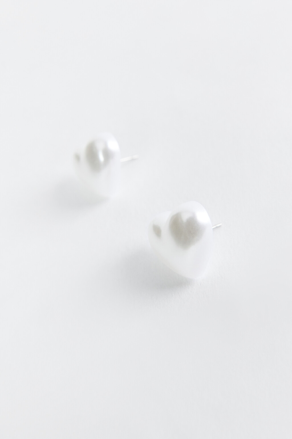 серьги женские - цвет белый - 2