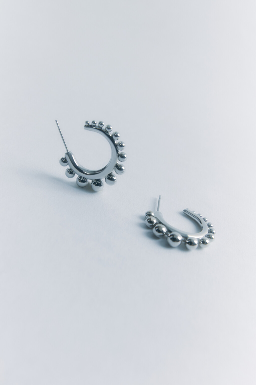 серьги женские - цвет серый - 3