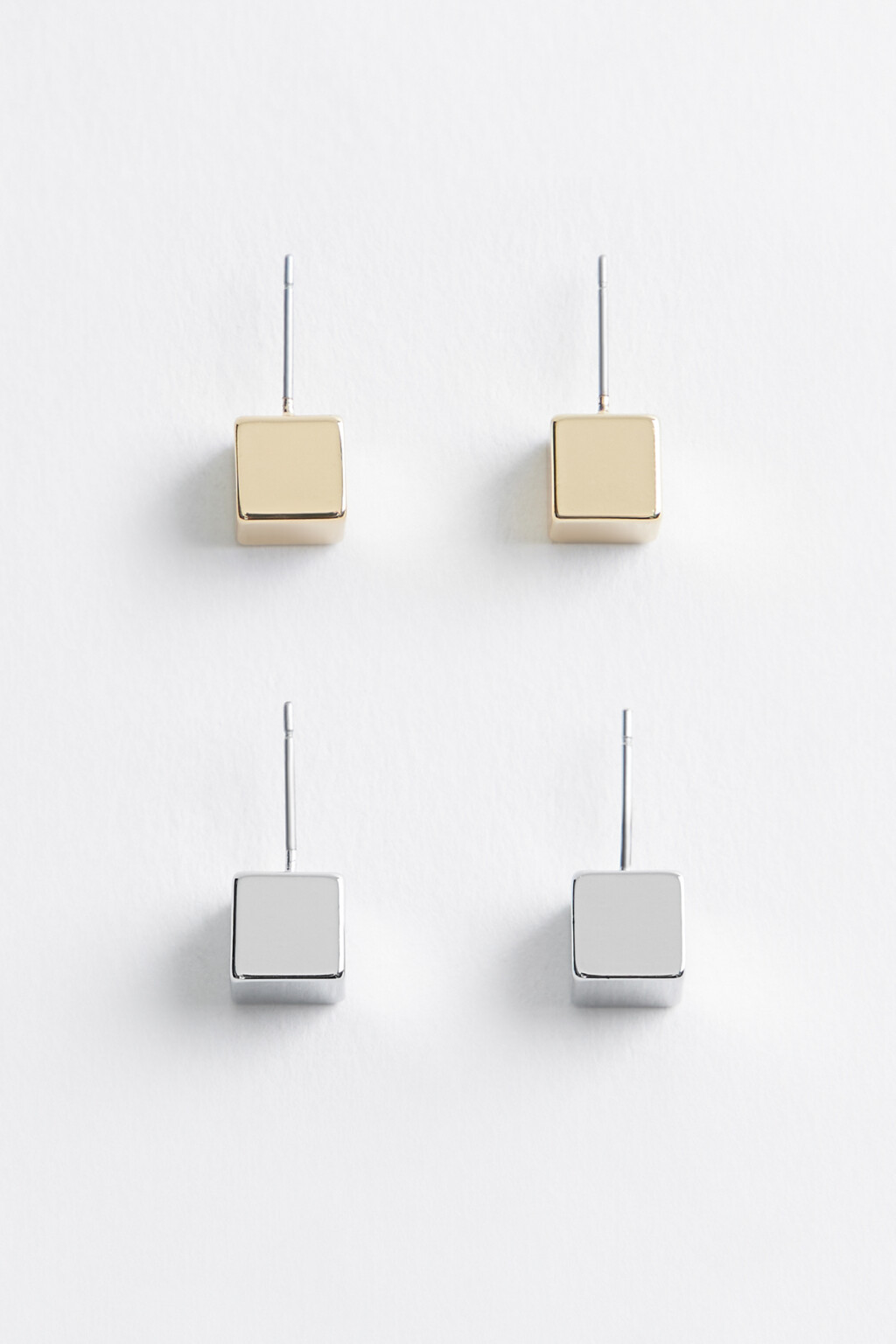 серьги женские в наборе - цвет серый - 1