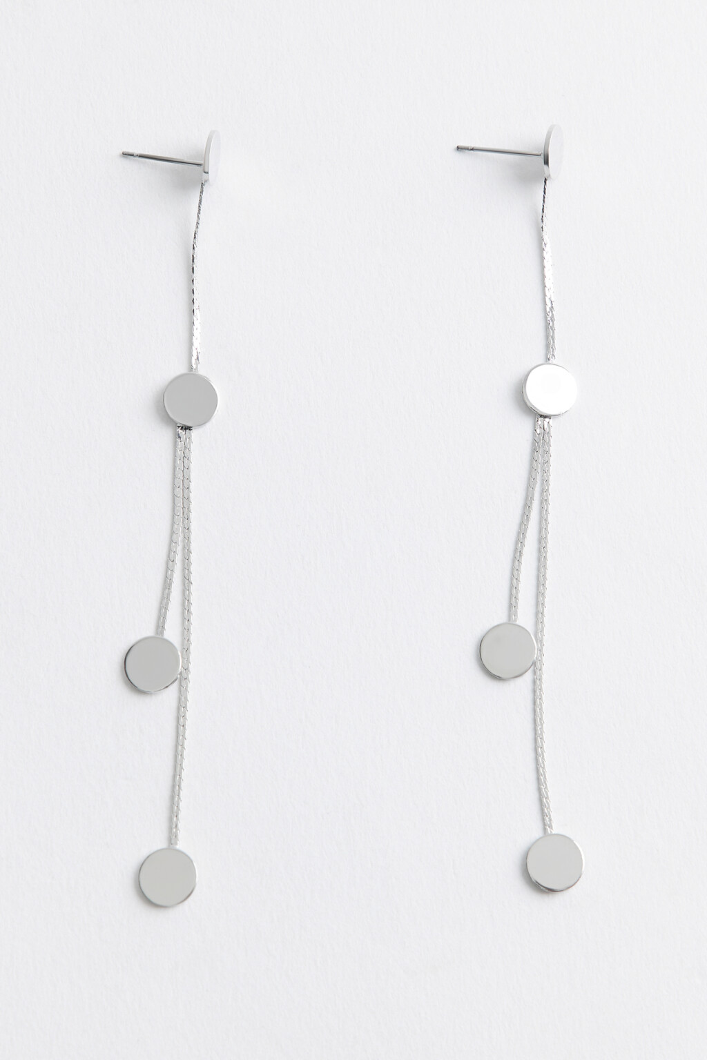 серьги женские - цвет серый - 1