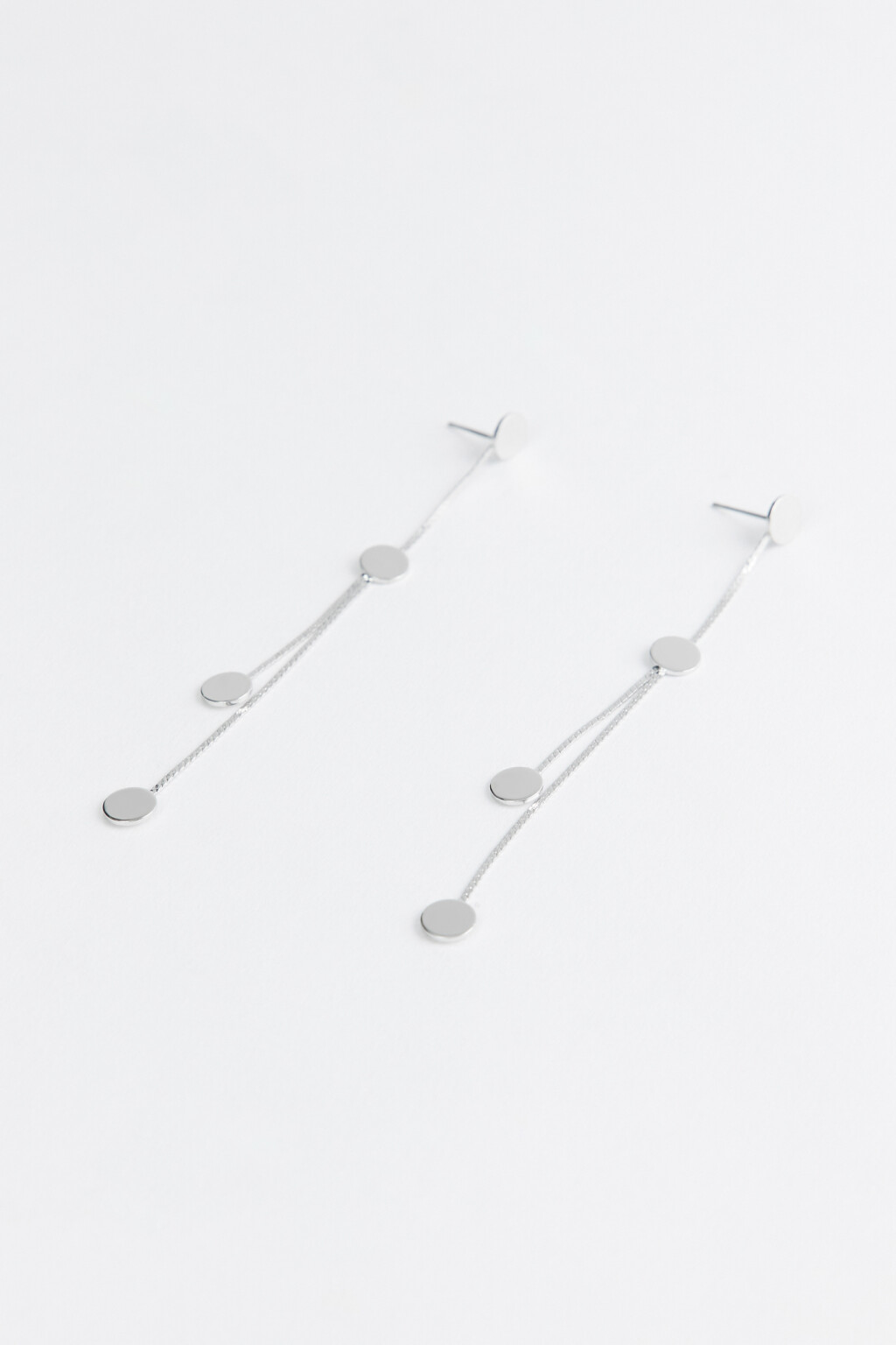 серьги женские - цвет серый - 2