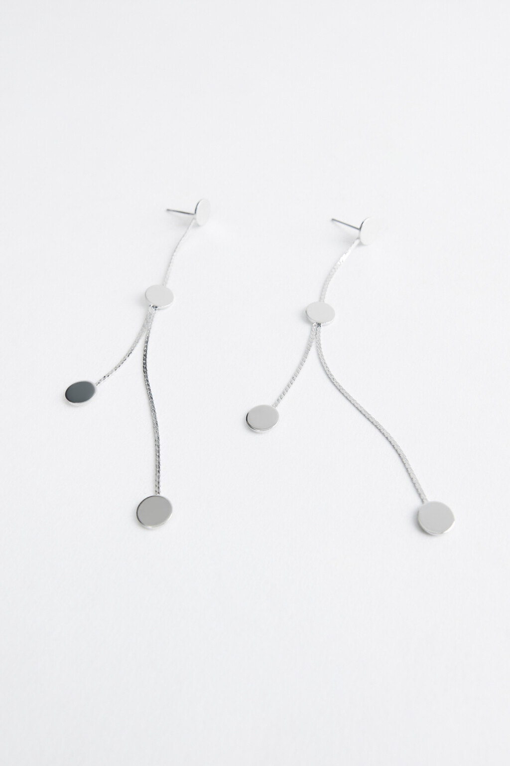 серьги женские - цвет серый - 3