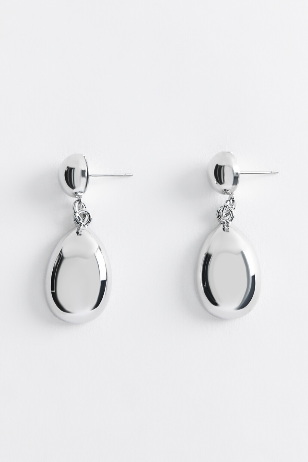 серьги женские - цвет серый - 1