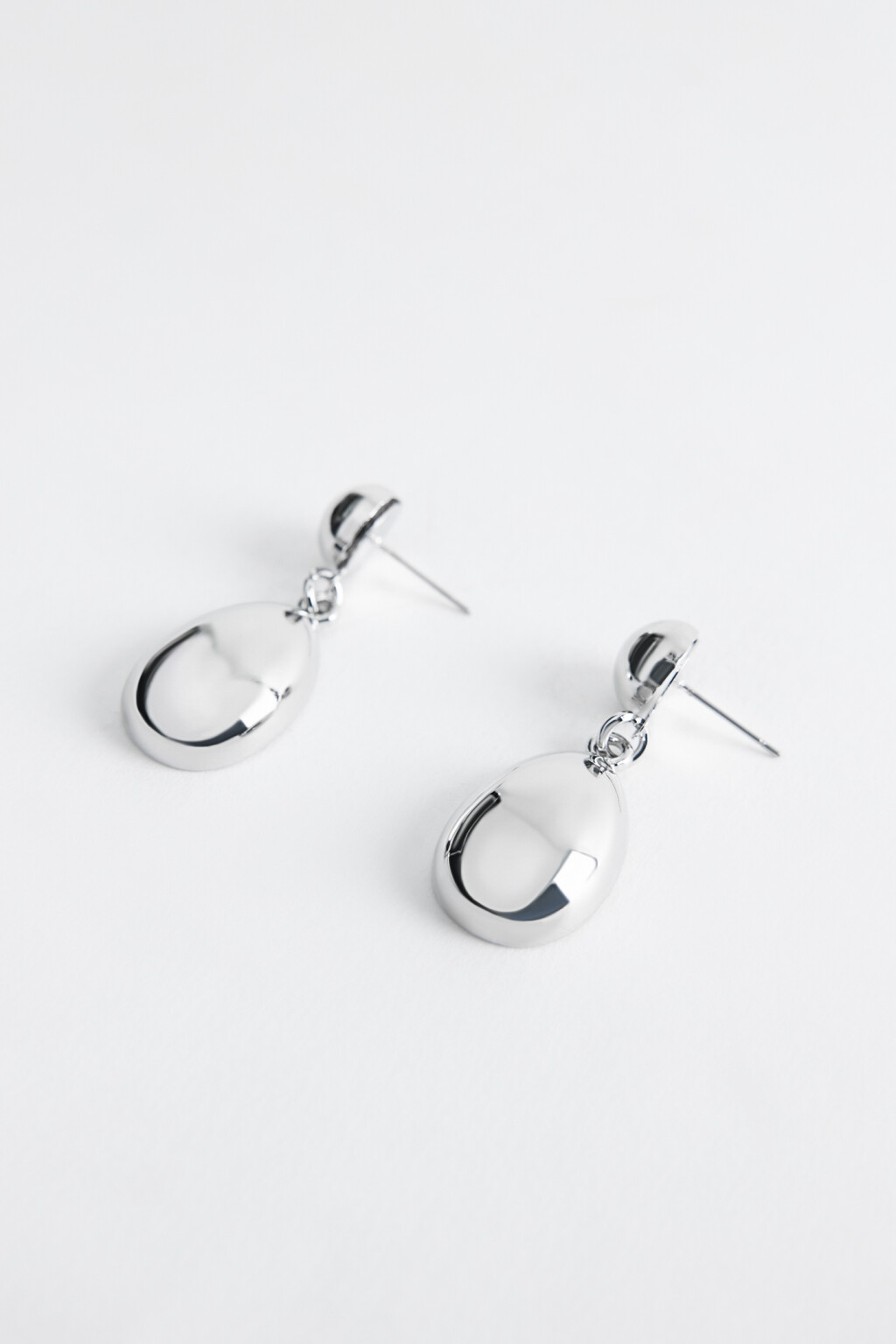 серьги женские - цвет серый - 2