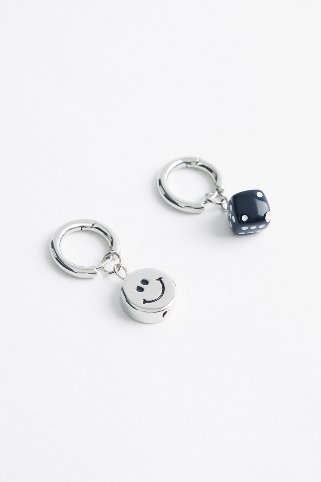 серьги женские - цвет серый - 2