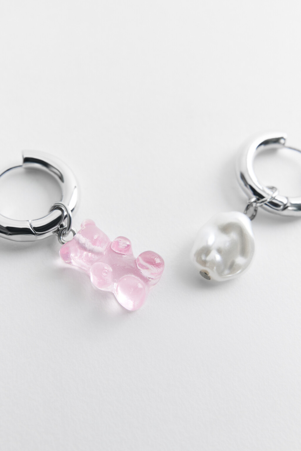 серьги женские - цвет серый - 2