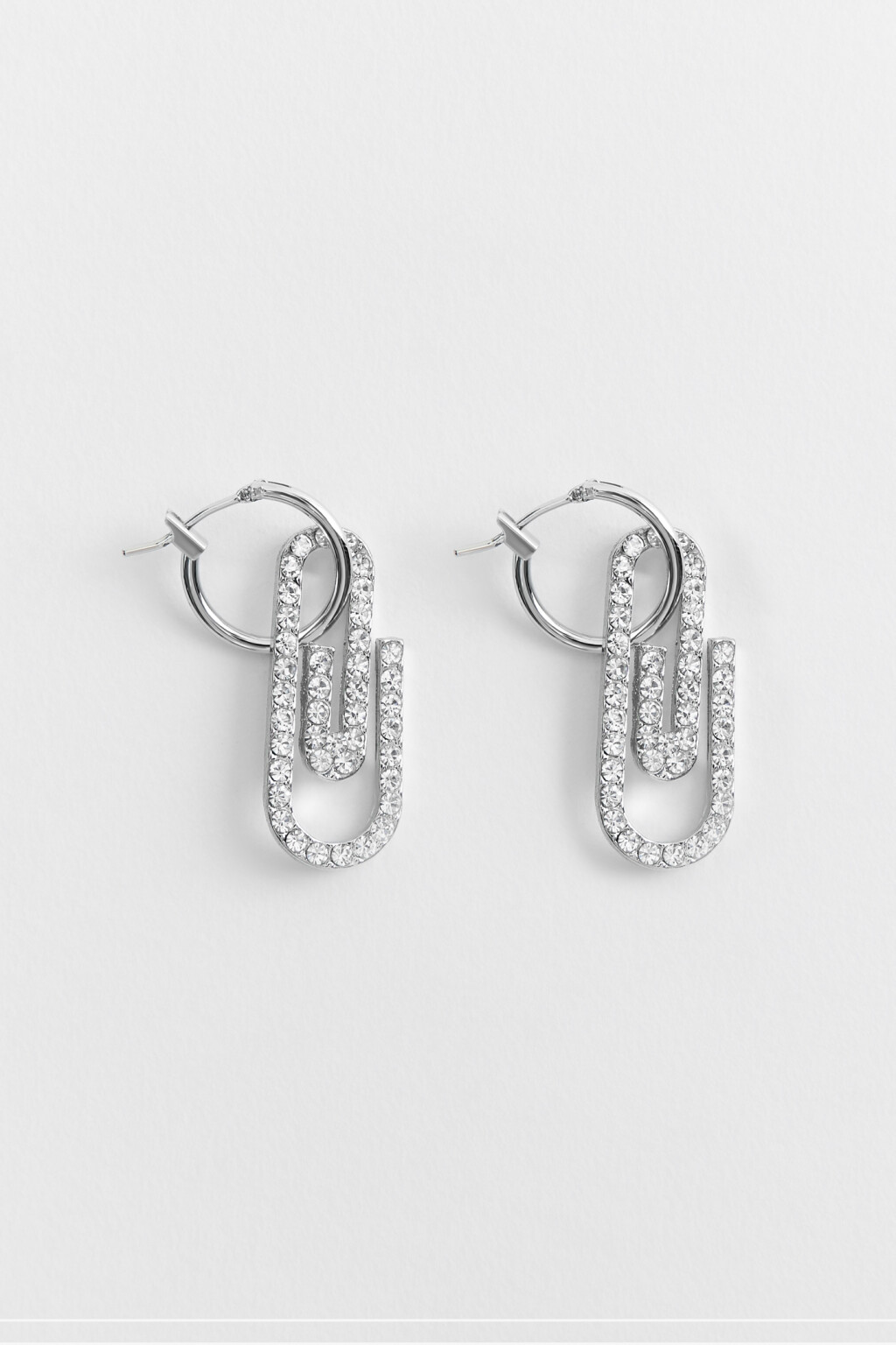 серьги женские - цвет серый - 1