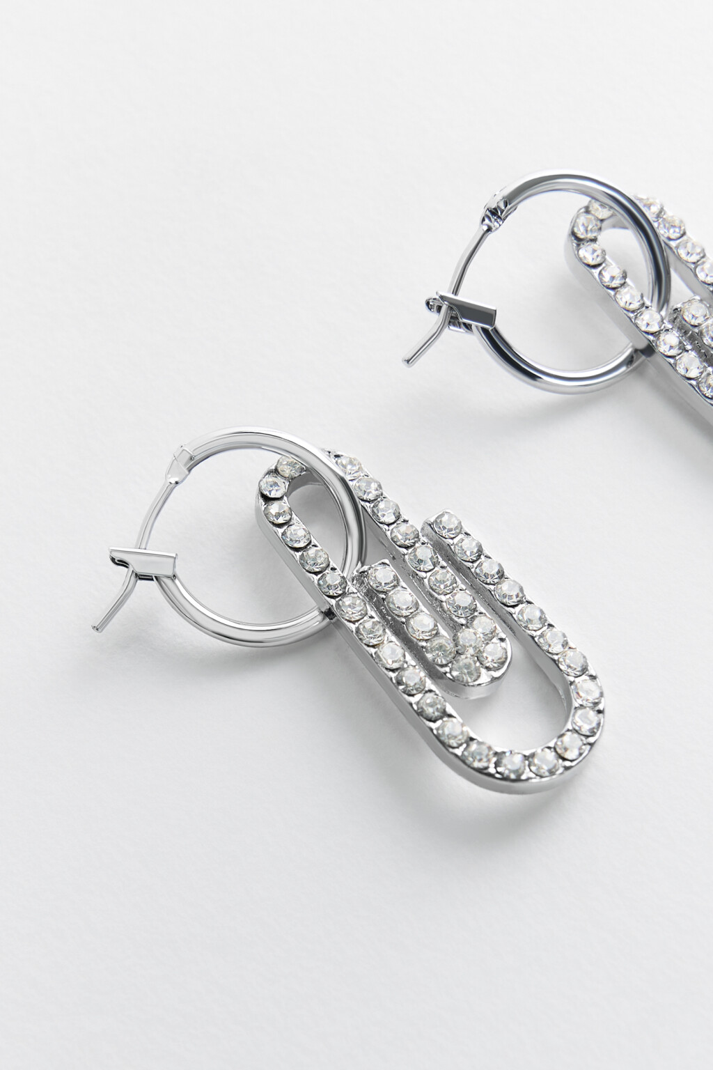 серьги женские - цвет серый - 2