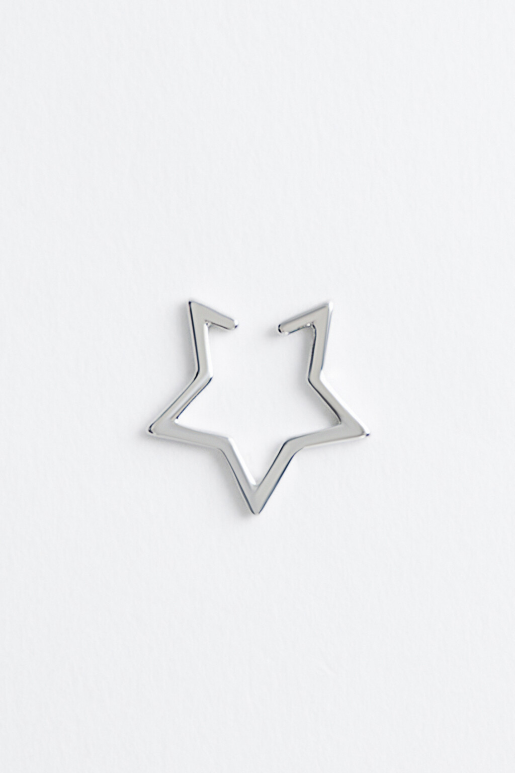 серьга женская - цвет серый - 1