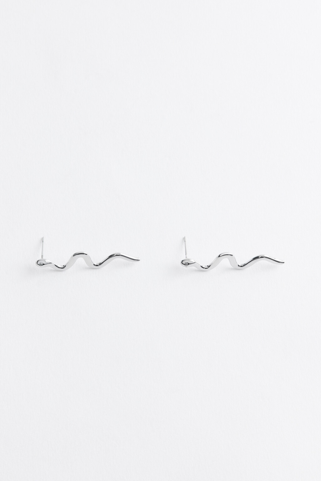 серьги женские - цвет серый - 1