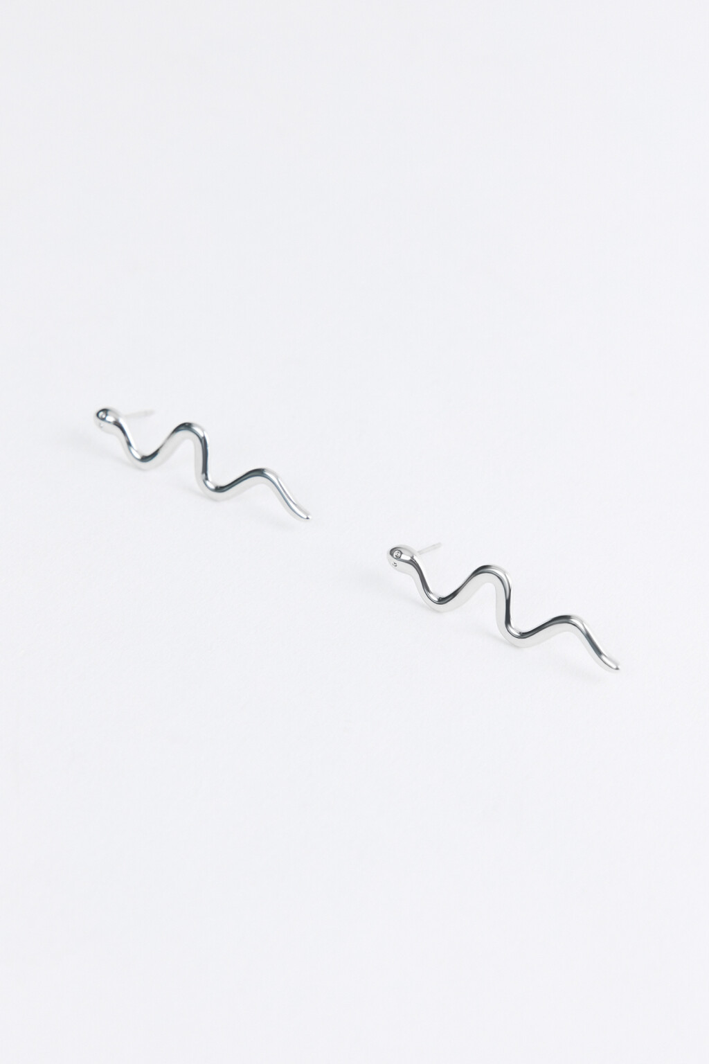 серьги женские - цвет серый - 2