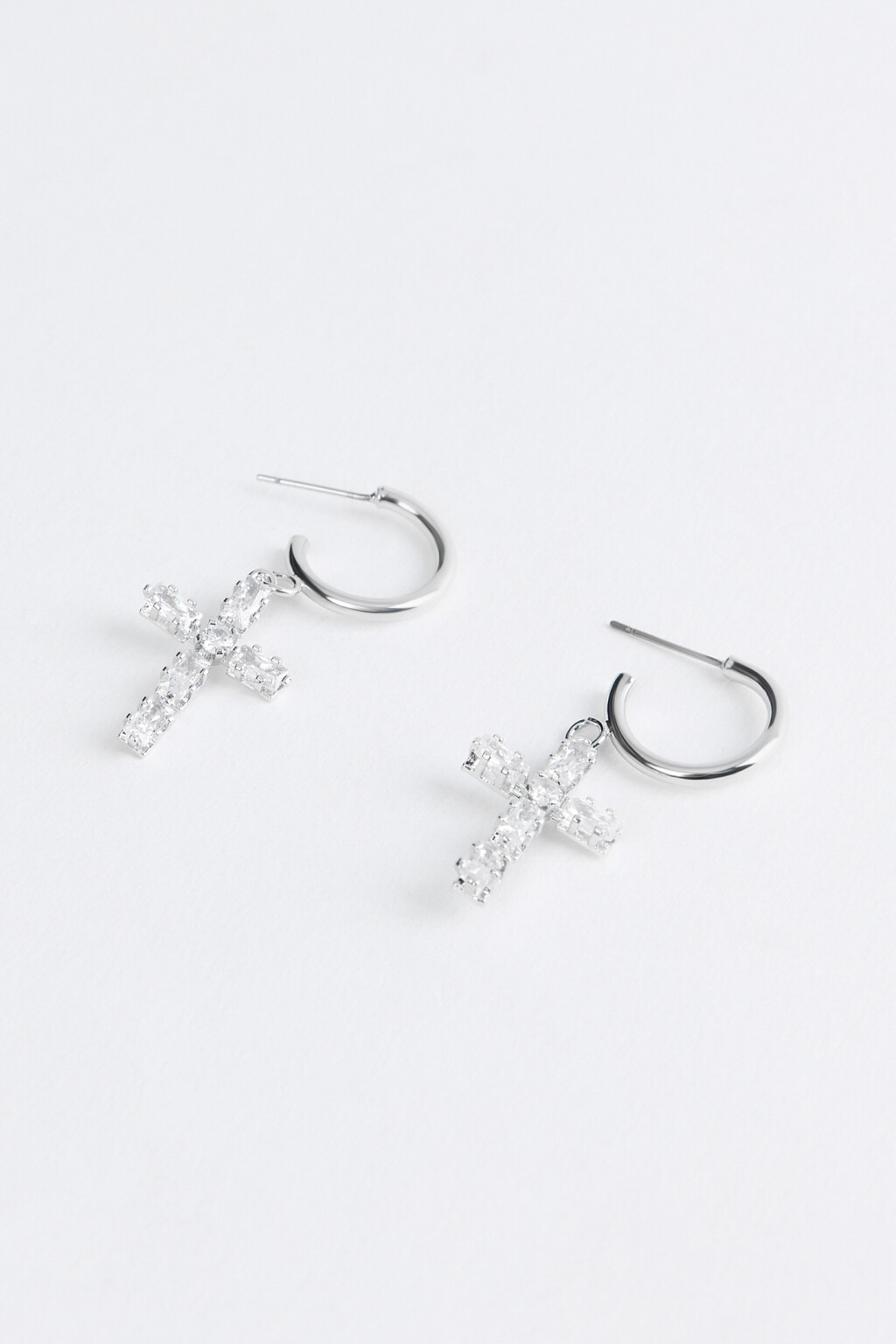 серьги женские - цвет серый - 2