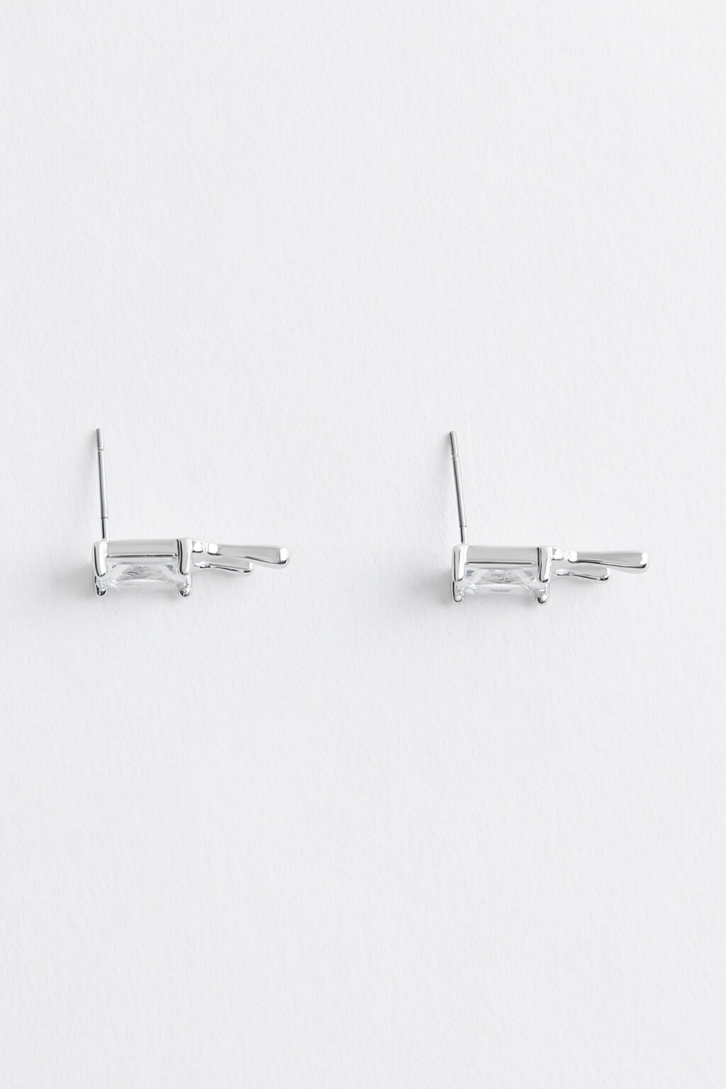 серьги женские - цвет серый - 1