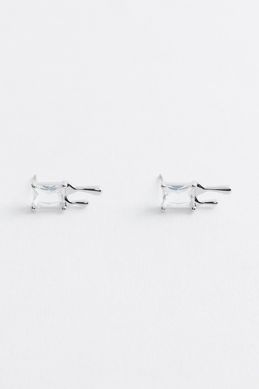 серьги женские - цвет серый - 2