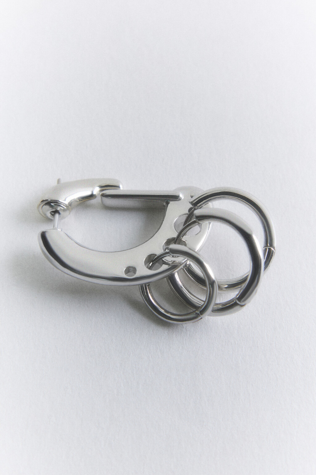 серьги женские в наборе - цвет серый - 3