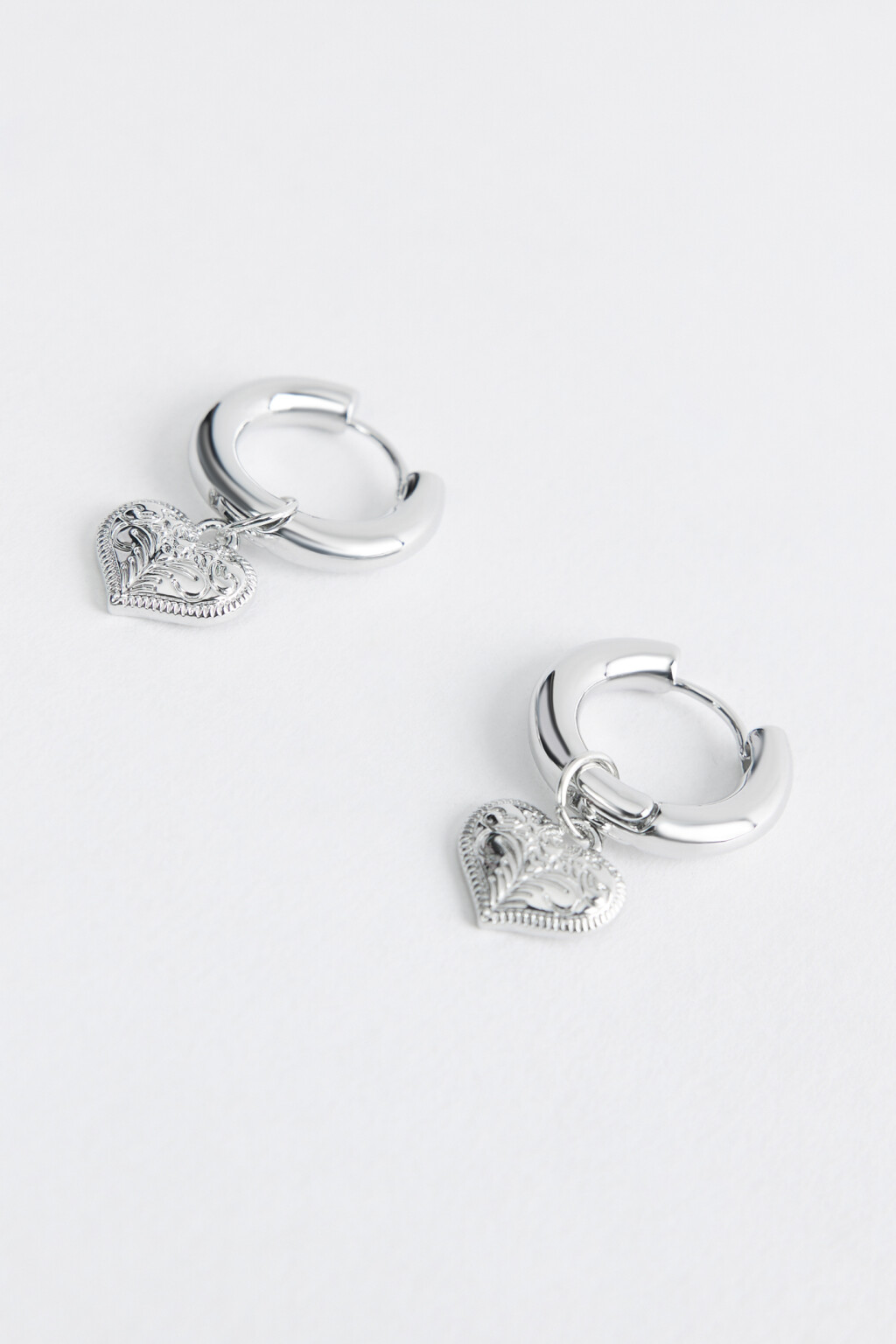 серьги женские - цвет серый - 2