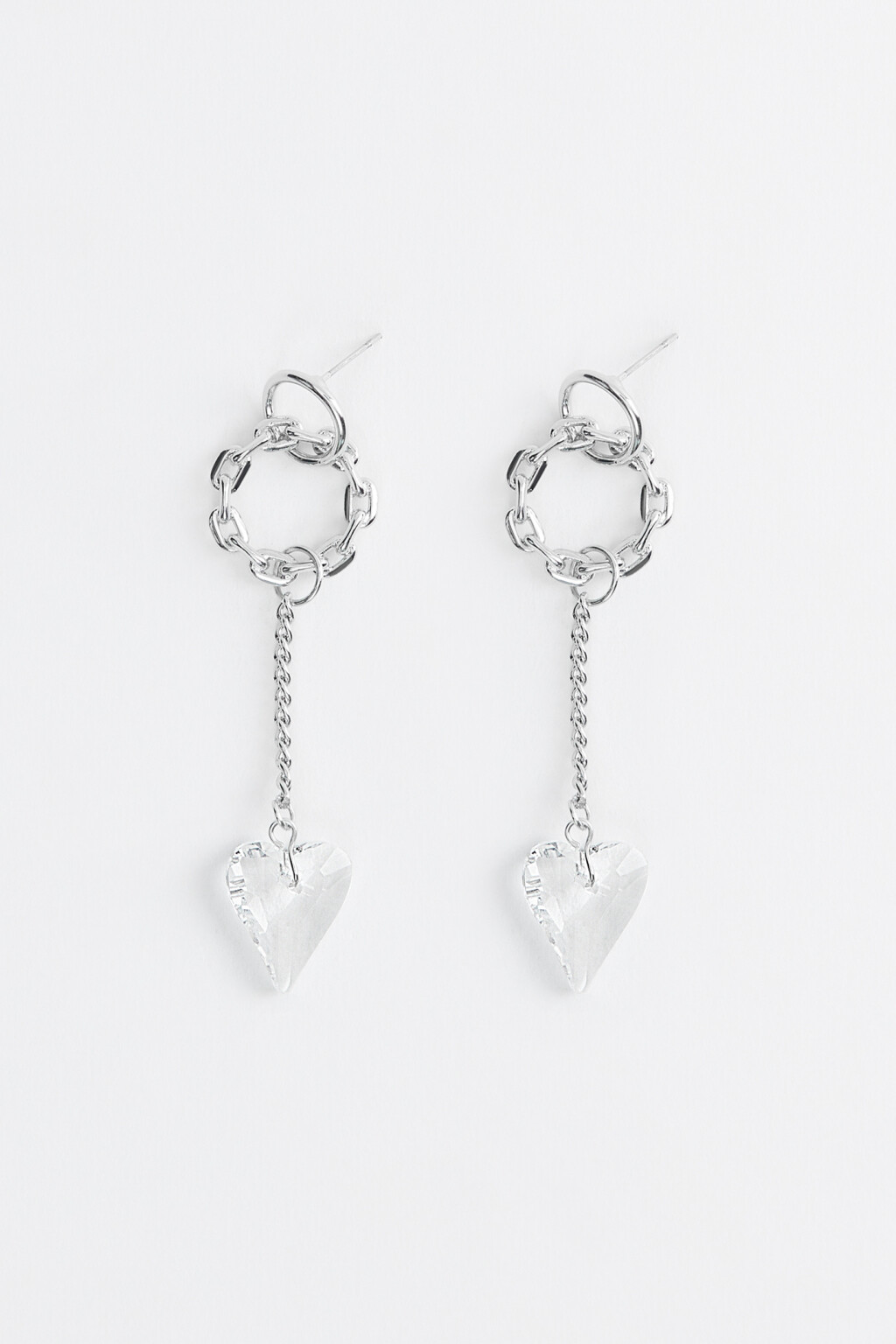 серьги женские - цвет серый - 1