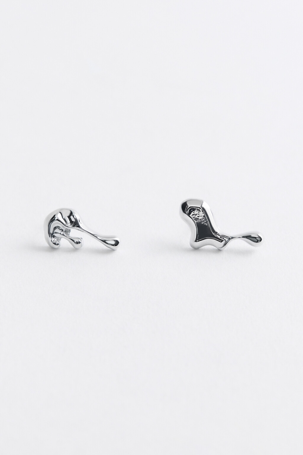 серьги женские - цвет серый - 1