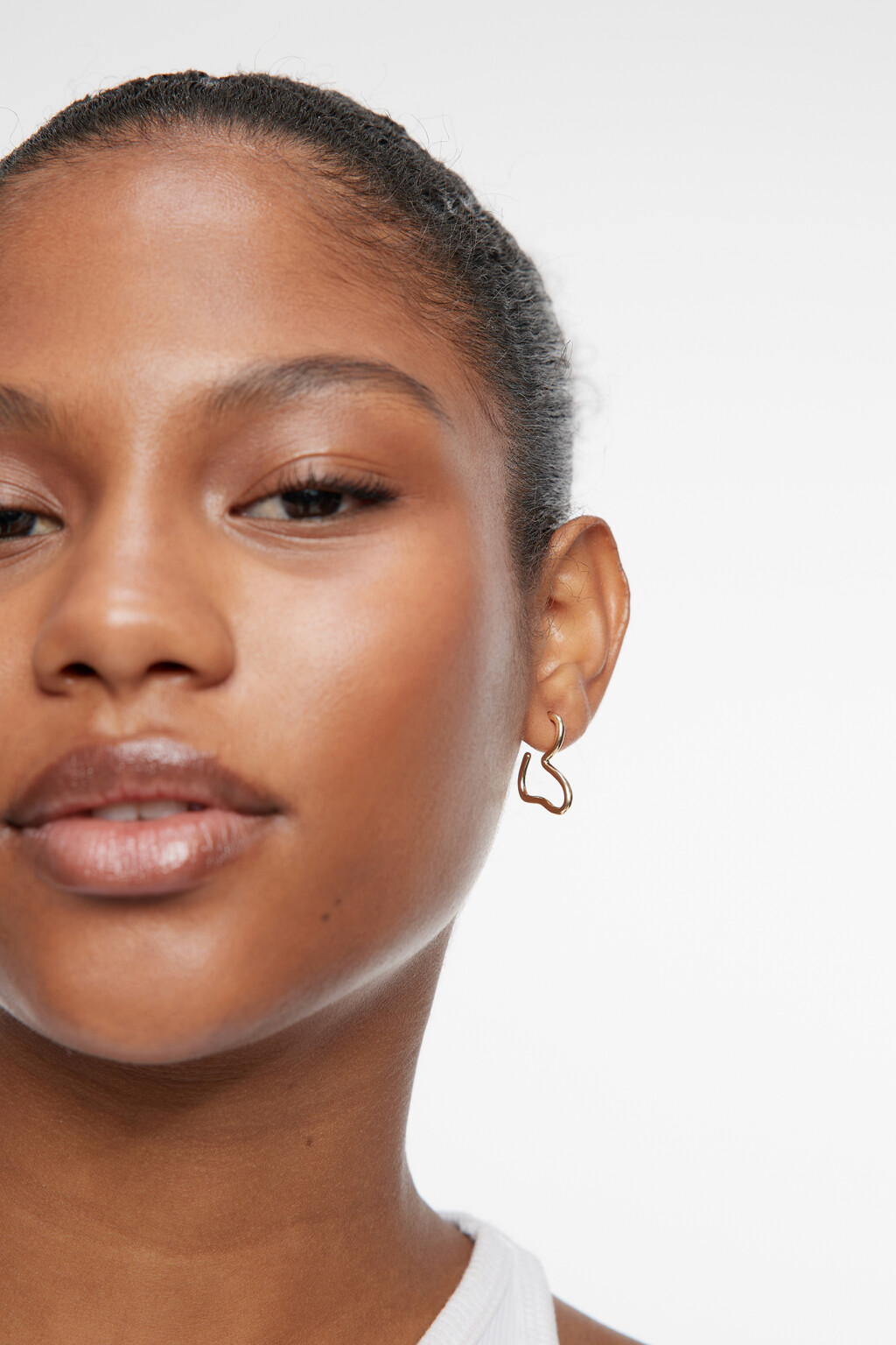 серьги женские - цвет желтый - 1