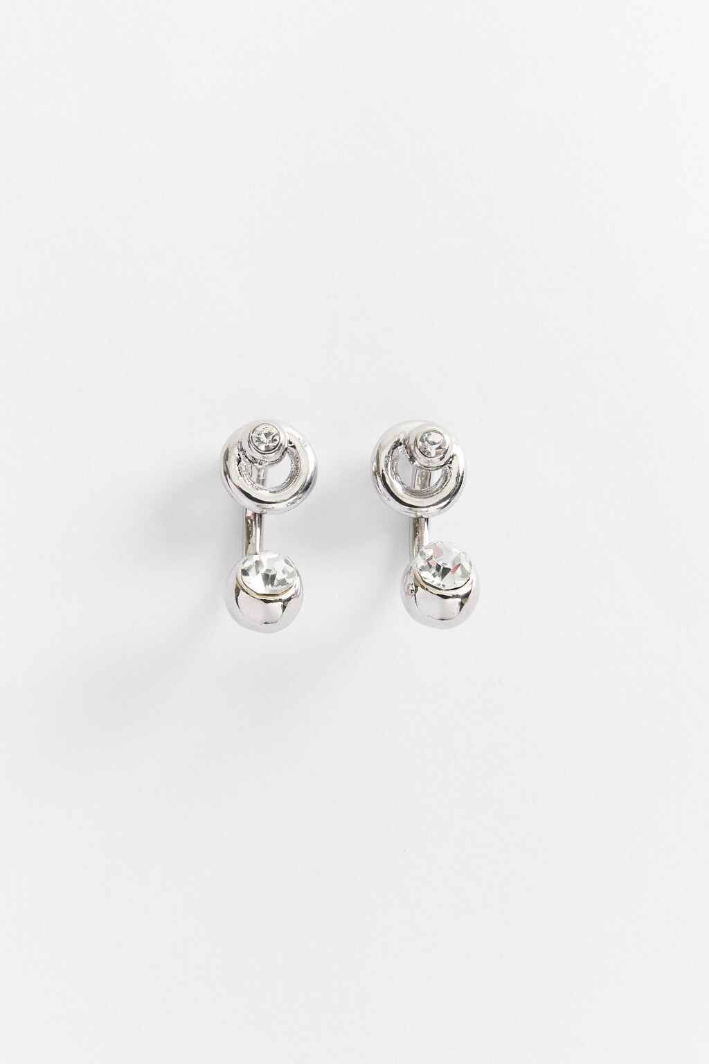 серьги женские - цвет серый - 1