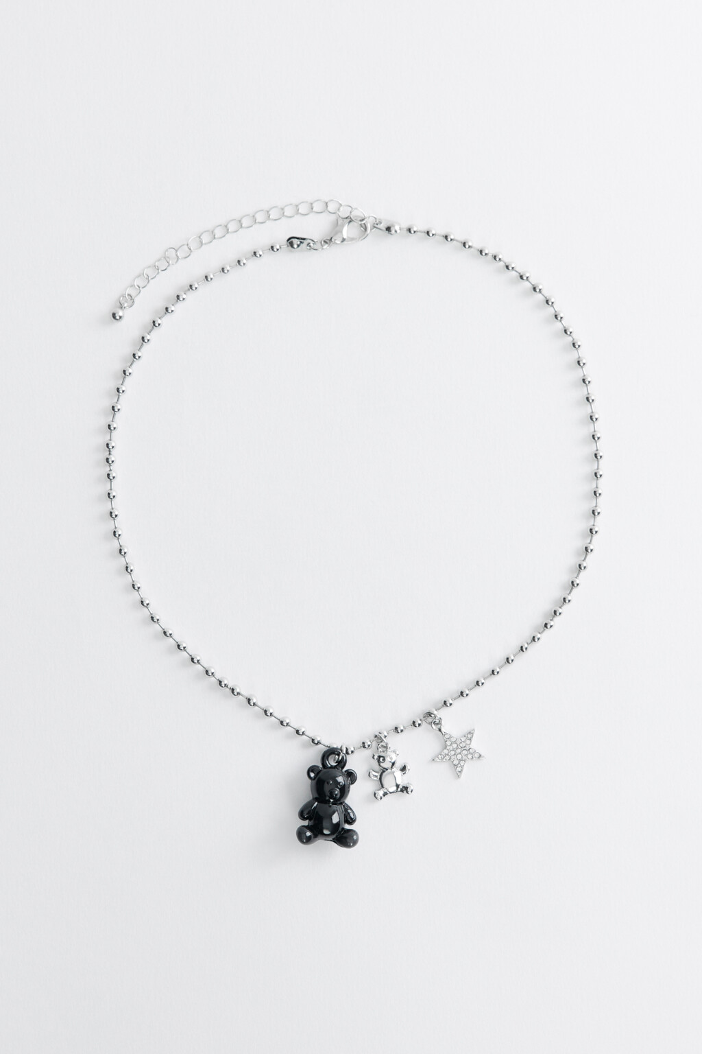 Шейное украшение женское - цвет серый - 3