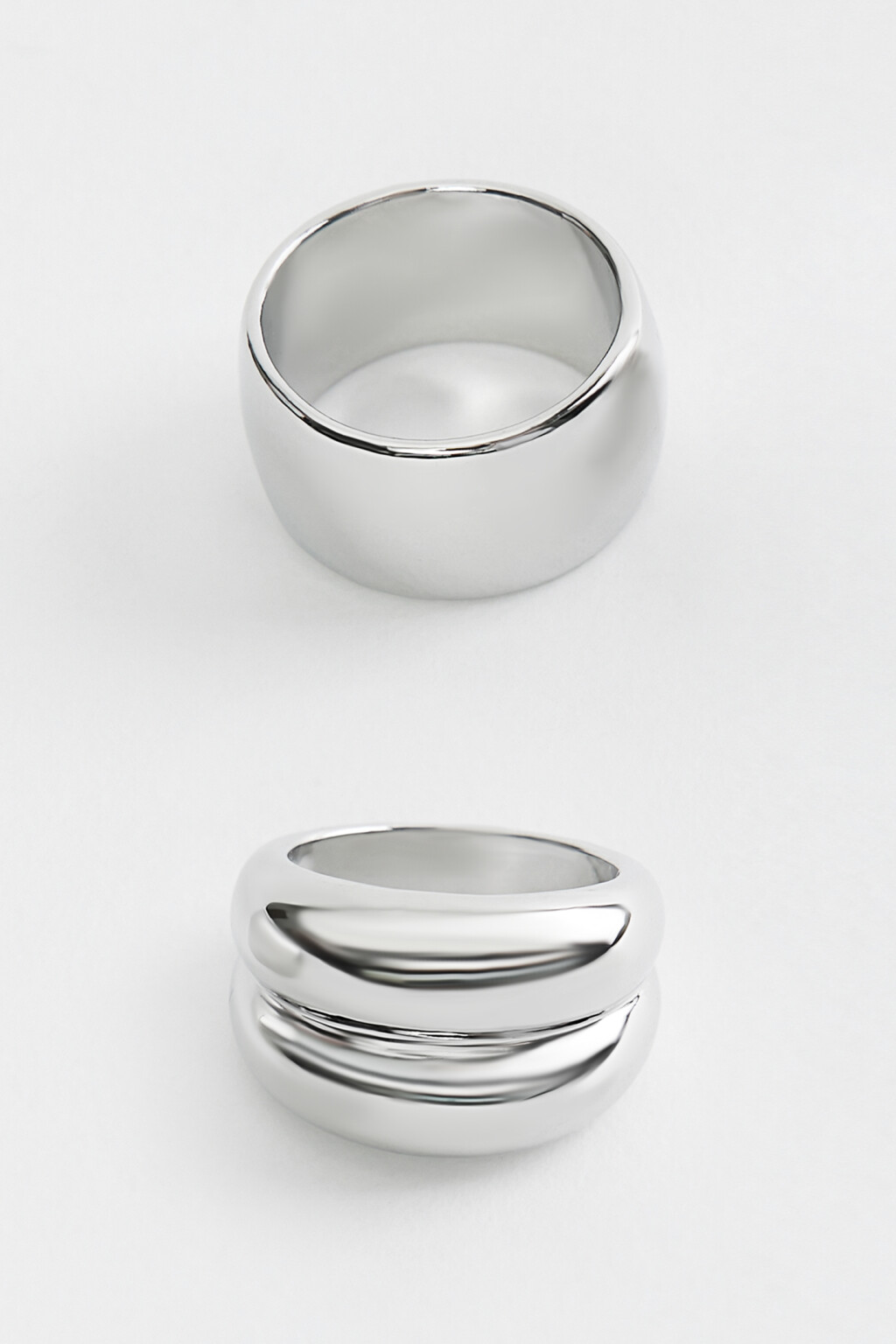 набор колец женский - цвет серый - 2