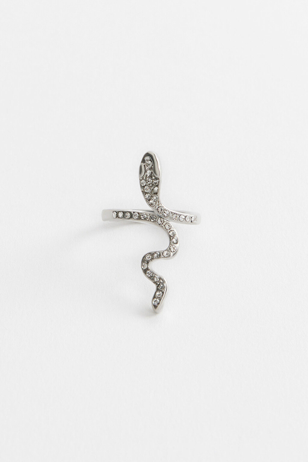 кольцо женское - цвет серый - 1