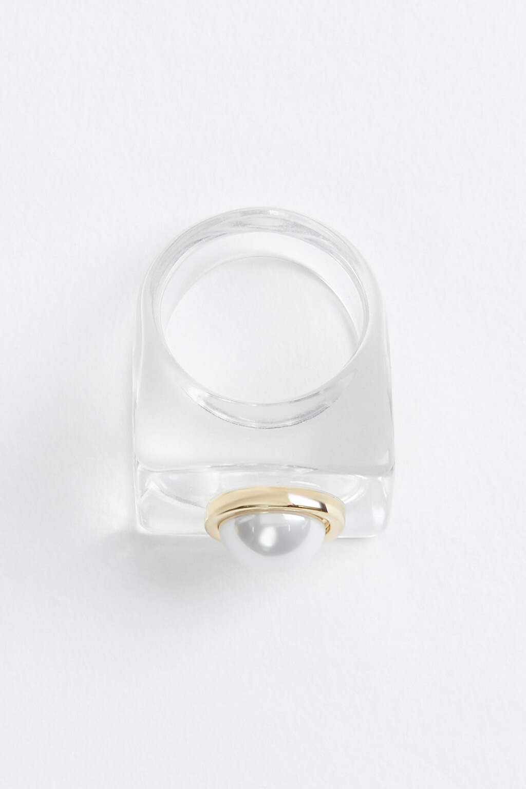 кольцо женское - цвет серый - 2