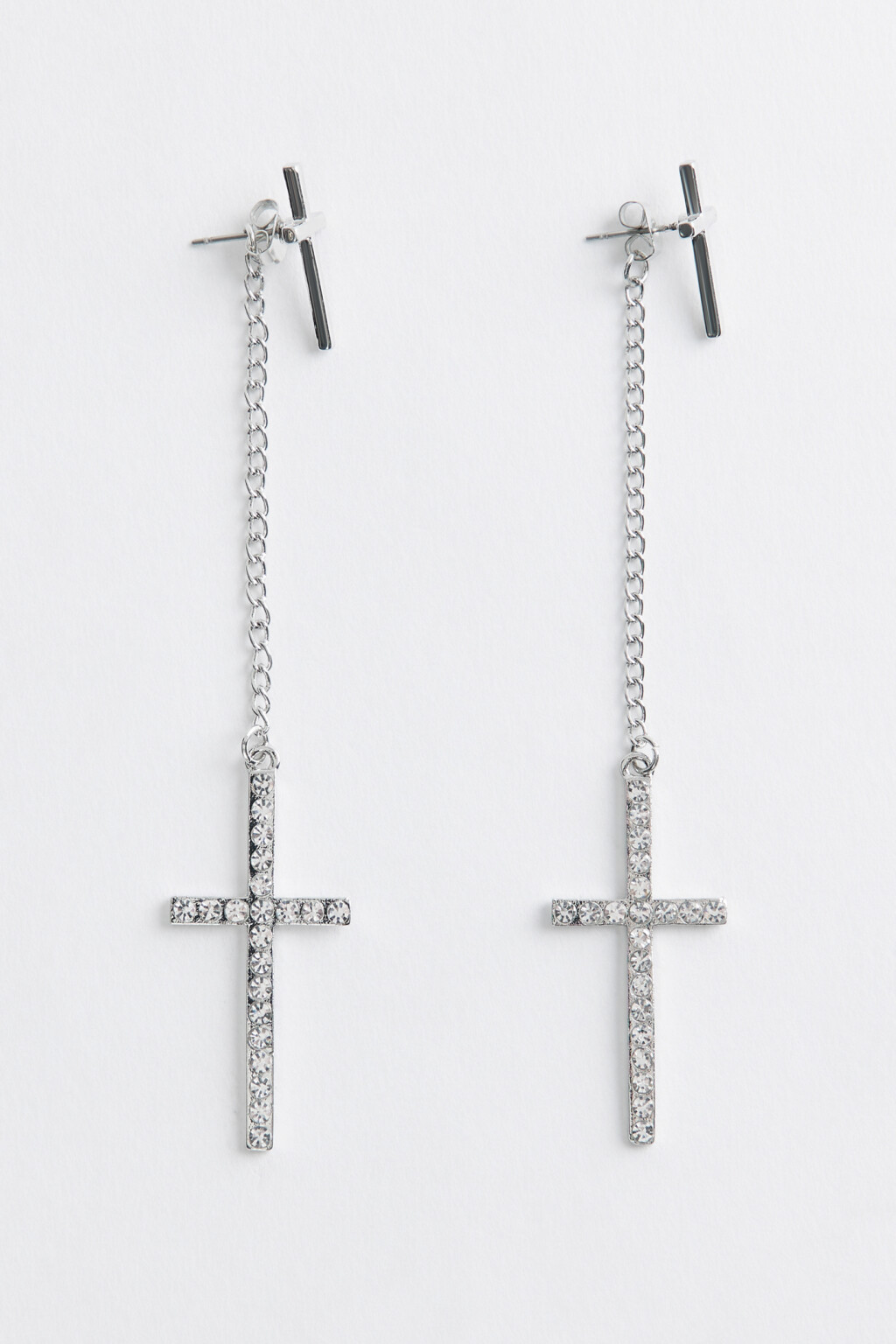 серьги женские - цвет серый - 1