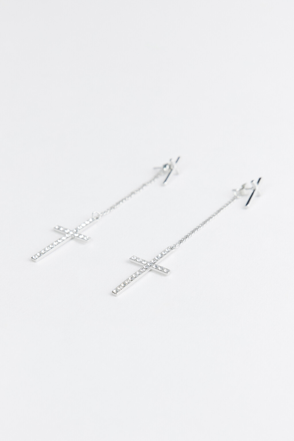 серьги женские - цвет серый - 2