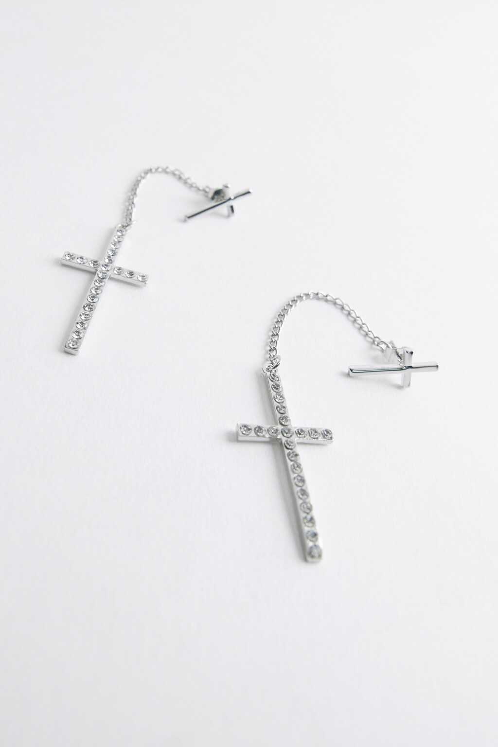 серьги женские - цвет серый - 3