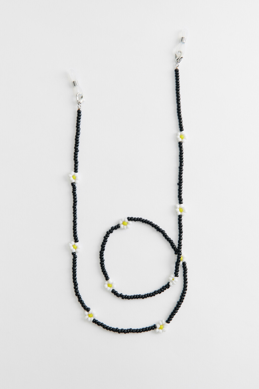 цепочка для очков женская - цвет черный - 1