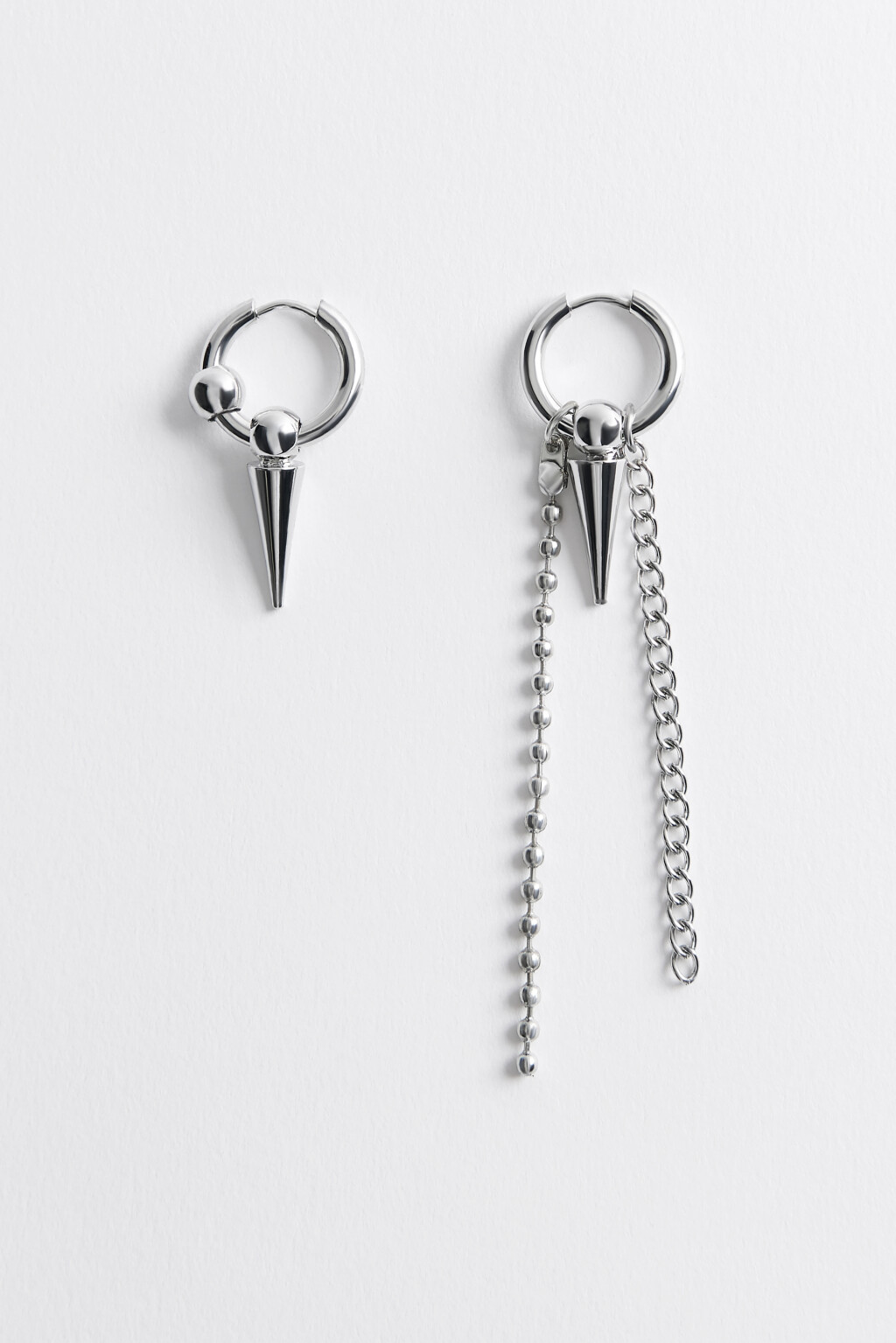 серьги женские - цвет серый - 1