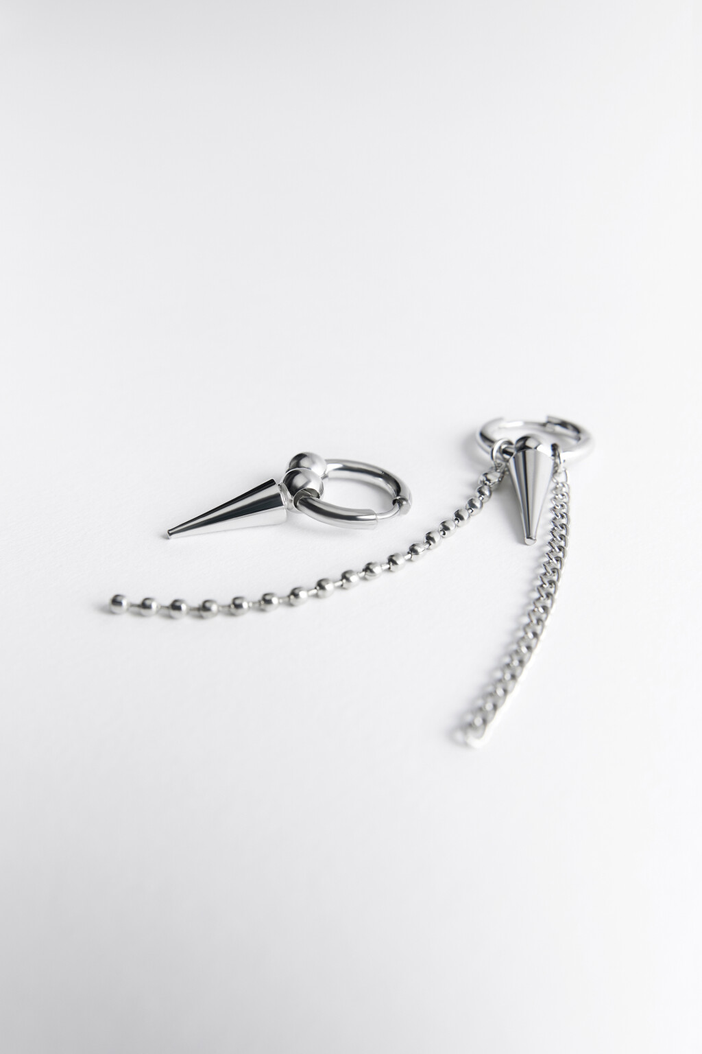 серьги женские - цвет серый - 2