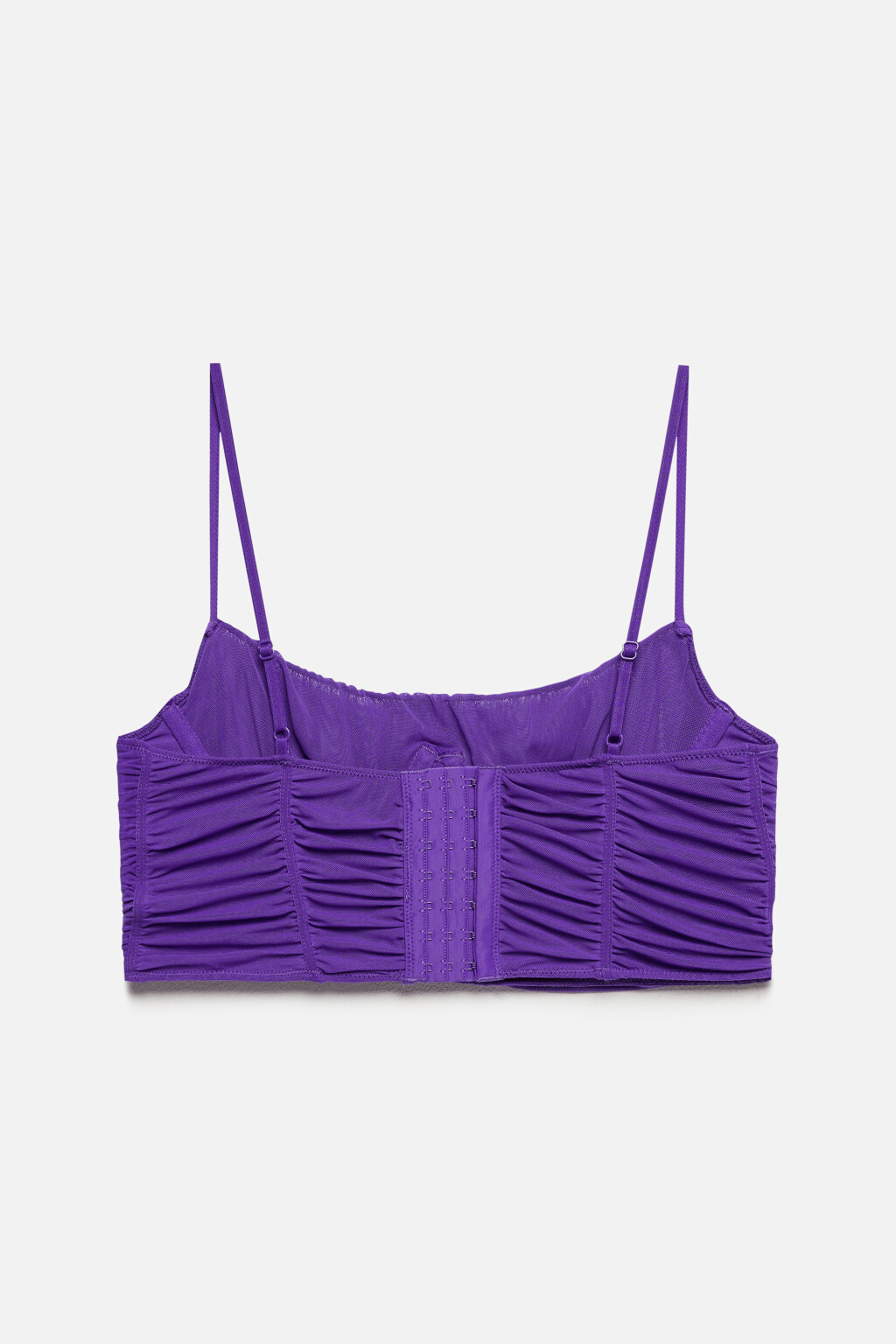 Топ-полуграция сетчатый на косточках - цвет фиолетовый - 6
