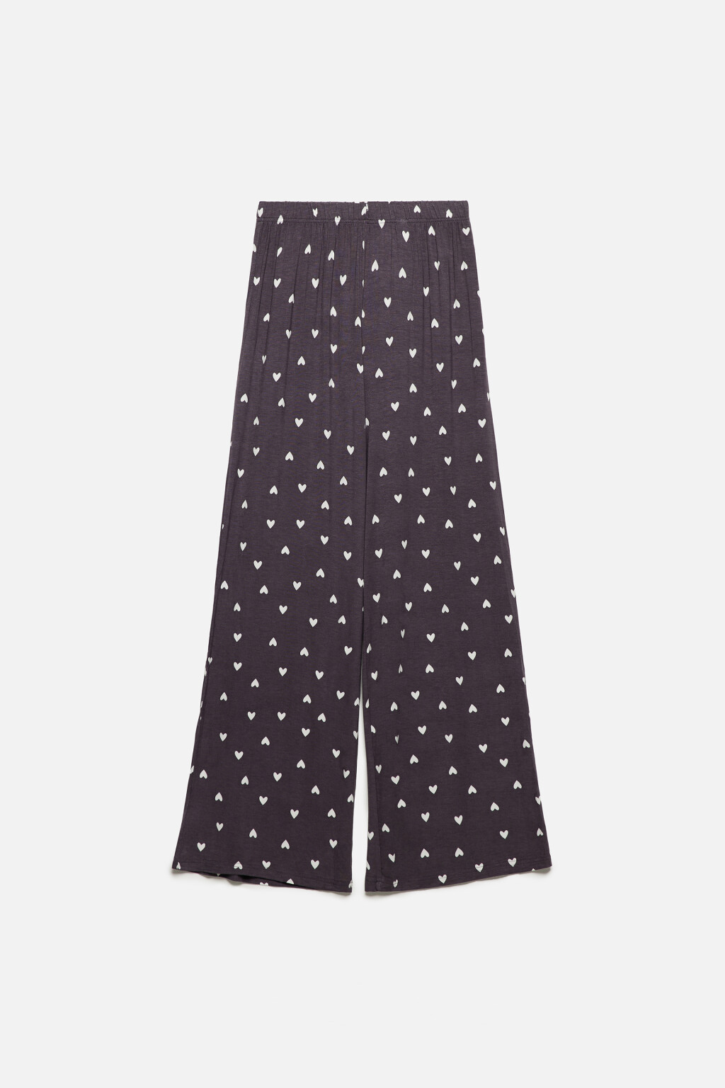 Брюки домашние вискозные свободного кроя - цвет белый - 7