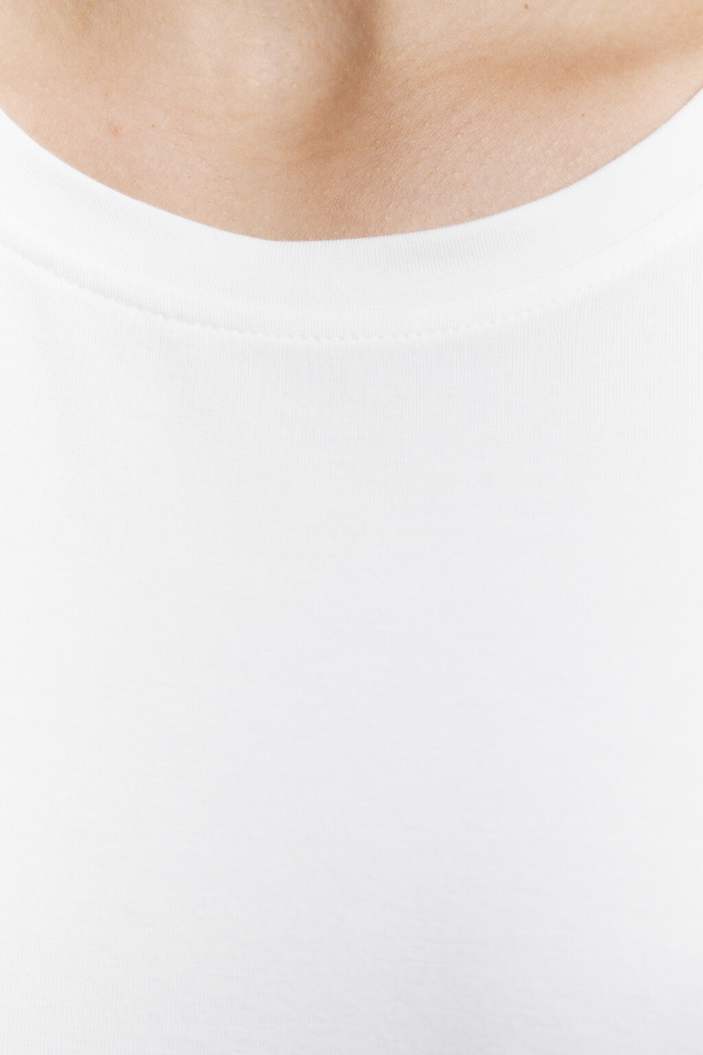 Футболка домашняя вискозная свободного кроя - цвет белый - 5