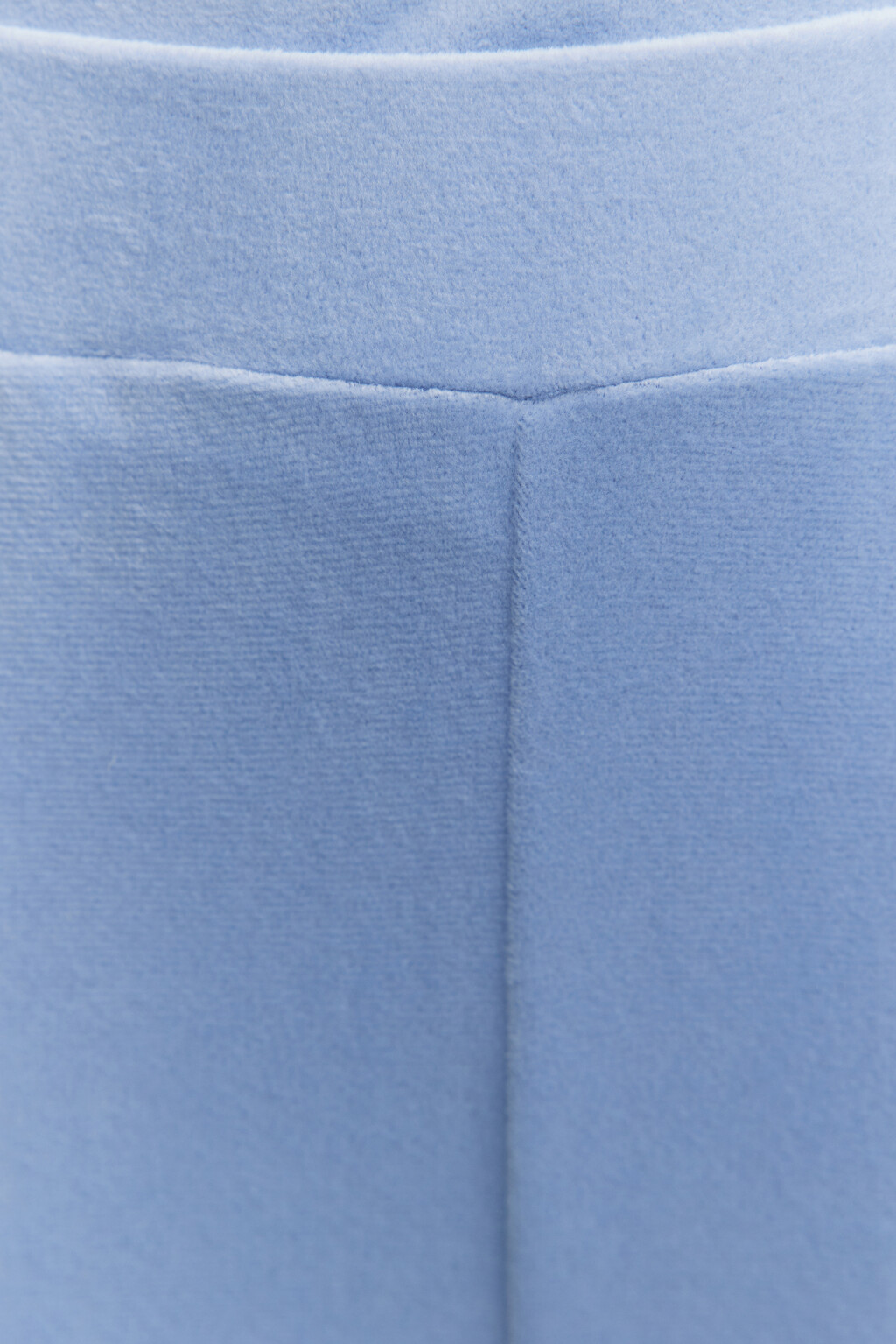 Брюки клеш домашние из бархатной ткани - цвет сиреневый - 5