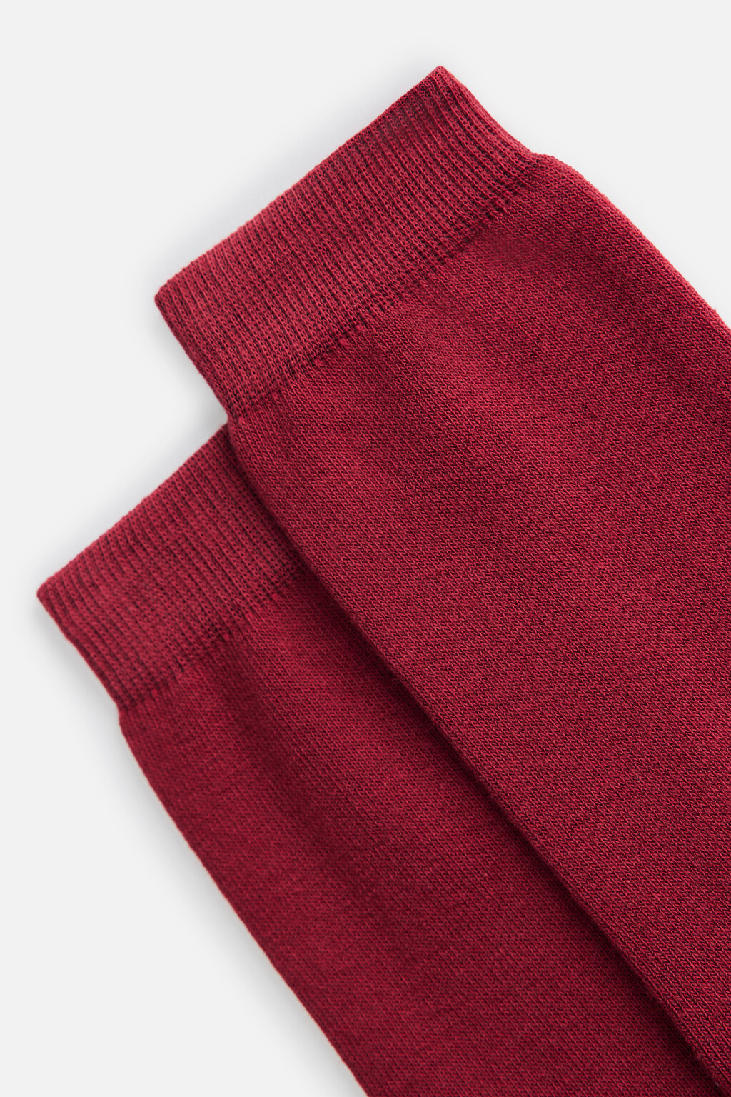 Носки высокие хлопковые однотонные - цвет серый - 2