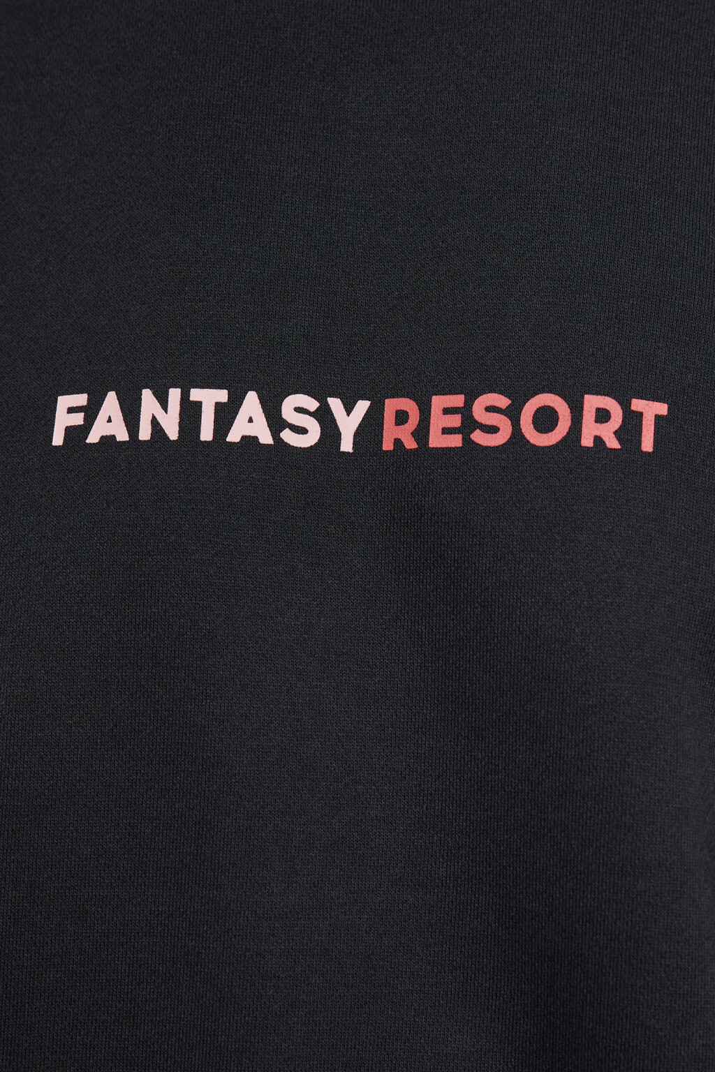 Свитшот прямой хлопковый с принтом и надписью - цвет черный - 6