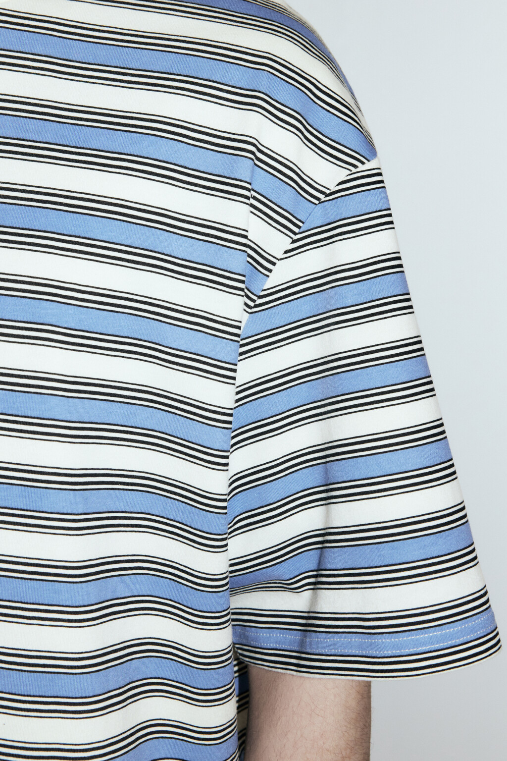 Футболка oversize хлопковая удлиненная - цвет белый - 6