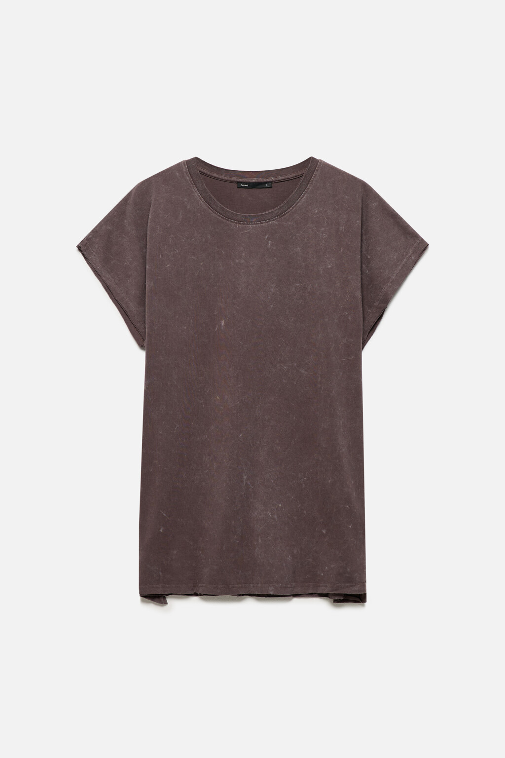 Футболка oversize хлопковая с вареным эффектом - цвет серый - 8