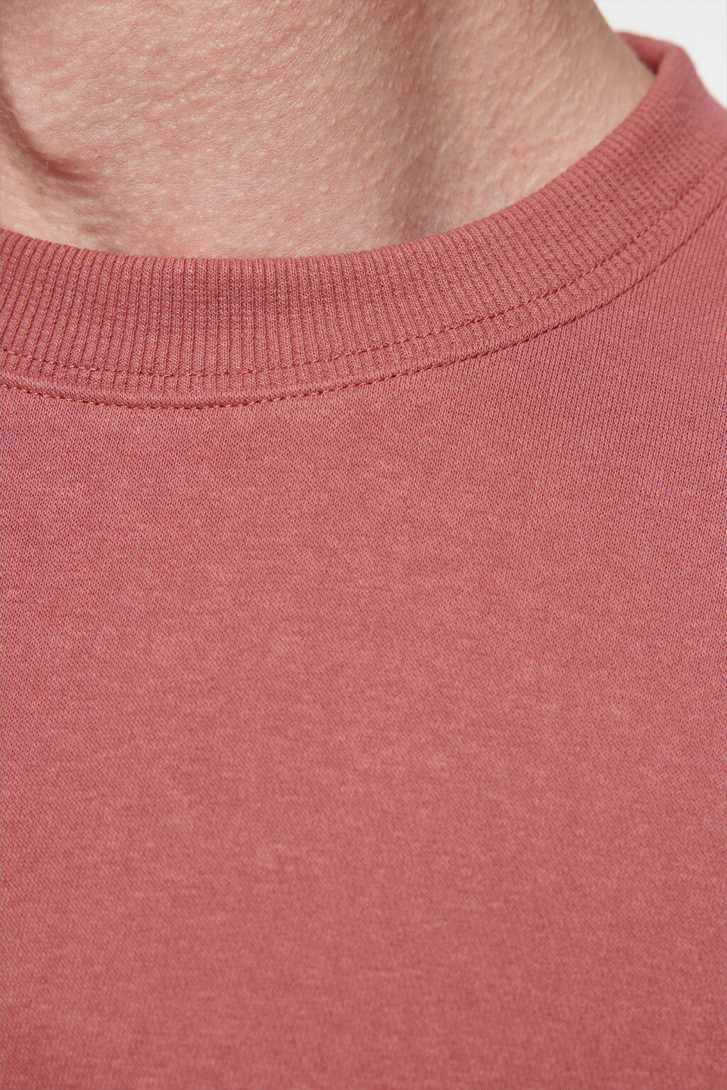 Свитшот oversize базовый из футера без утепления - цвет красный - 6