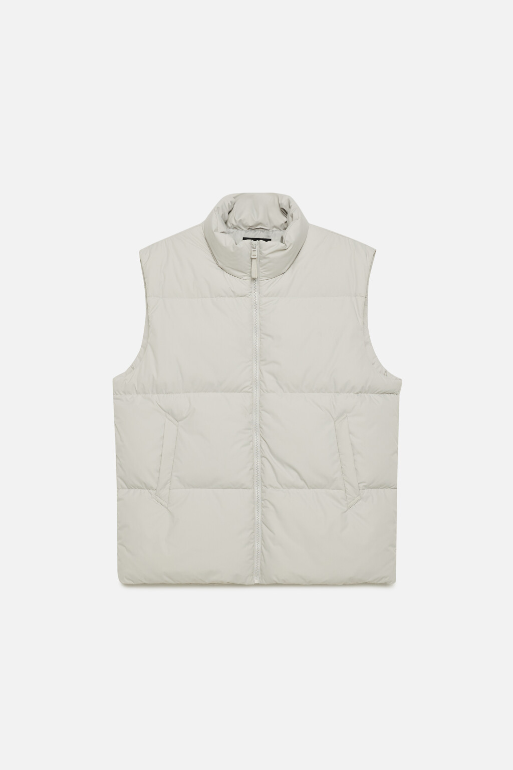 Жилет стеганый утепленный с воротником-стойкой - цвет ванильный - 10