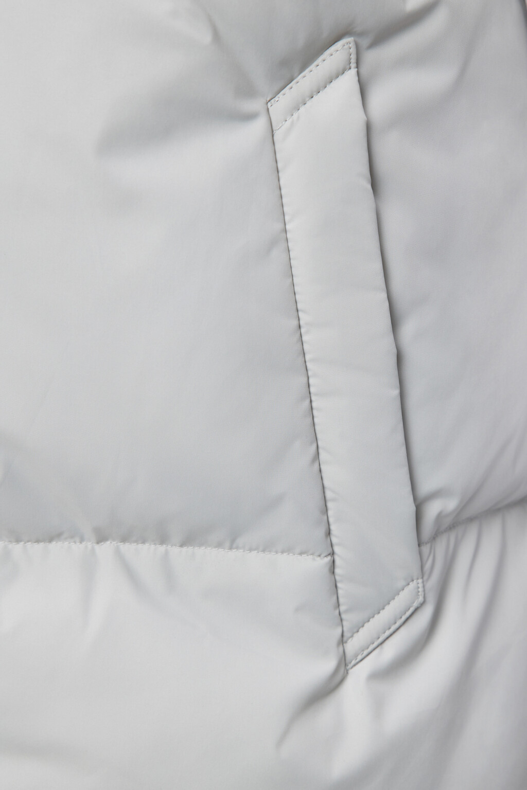 Жилет стеганый утепленный с воротником-стойкой - цвет ванильный - 6